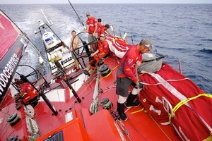 Camper with Emirates Team New Zealand in action during leg three of the Volvo Ocean Race. Photo / Camper Team NZ