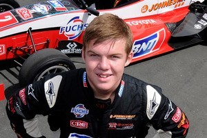 Nick Cassidy leads the title hunt in the Toyota Racing Series. Photo / Geoff Ridder