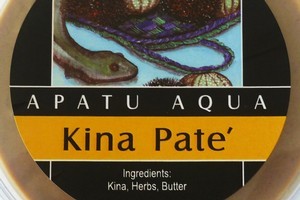 Less is more with the kina pate simply made of kina, herbs and butter. Photo / Supplied