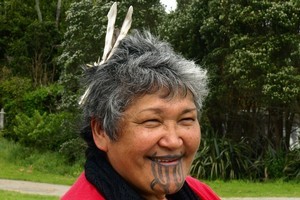 Maata Wharehoka has a family connection with Parihaka dating back to the time of the 1881 invasion. Photo / Pamela Wade
