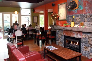 The beer's good, the food's fantastic. Photo / Doug Sherring