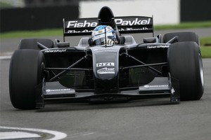 The last time Chris Van der Drift raced here was in a Ferrari-engined A1GP car. Photo / A1GP