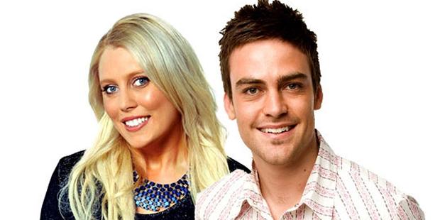 Mel Greig and Michael Christian of Australian radio station 2Day FM, with Jacintha Saldanha, right. Photo / Supplied