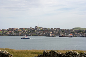 The baby was born ten minutes before landing at the nearest hospital in Lerwick. Photo / Thinkstock