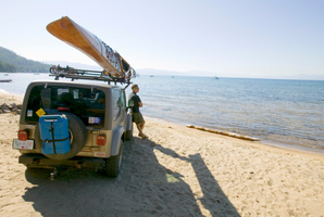 Sven Perschmann's truck was broken into, thousands of dollars worth of kayaking equipment was stolen and his car was then lit on fire and destroyed. File Photo / Thinkstock