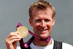 Olympic single sculls gold medallist Mahe Drysdale and world No 1 eventer Andrew Nicholson will be strong contenders for Sportsman of the Year. Photo / Mark Mitchell.