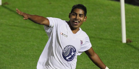 Waitakere United striker Roy Krishna. Photo / Getty Images.