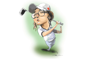 Her 2012 season was so spectacular that eventual golf superstardom and riches almost seem a formality. Illustration / Rod Emmerson