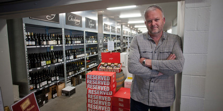 Christmas is the busiest time of the year for John Macpherson at Advintage. Photo / Supplied