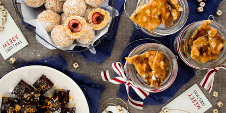 Giving a beautifully wrapped gift of home-made sweets shows you have spent some precious time for those you appreciate. Photo / Babiche Martens