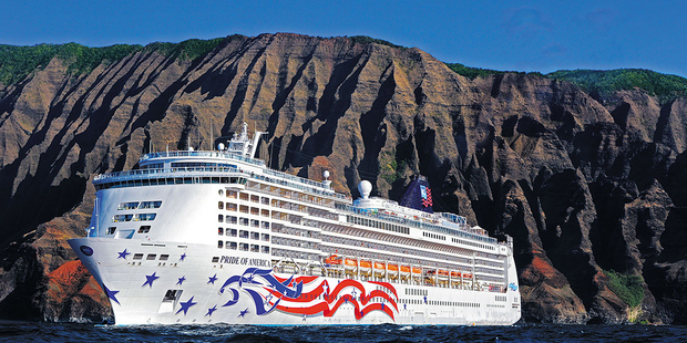 Pride of America provides week-long cruises around the state of Hawaii. Photo / Supplied