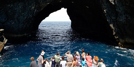The Hole in the Rock is always a popular attraction. Photo / Chris McLennan
