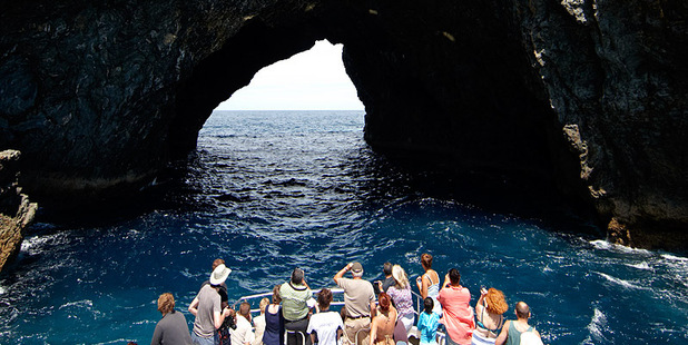 The Hole in the Rock is always a popular attraction. Photo / Chris McLennan