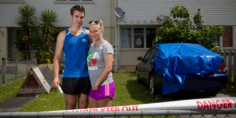 Anthony Lings and Rochelle Wech from Hobsonville. Photo / Greg Bowker