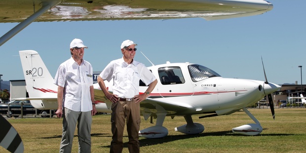 Jack Shelty and Lance Weller of Angel Flight. Photo / APN
