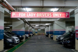 Dedicated parking space for the ladies. Photo / Supplied