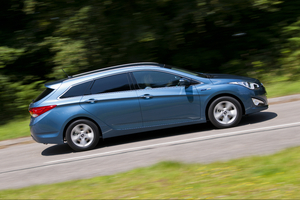 The Hyundai i40 BlueDrive has fuel effeciency of 4.5 litres per 100km. Photo / Supplied