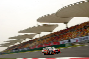 Greg Murphy during qualifying in Shanghai in 2005, the last time the V8 Supercars raced in China. Picture / Getty Images