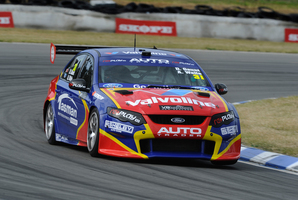 After more than a decade without a team win, Steve Horne is more than happy with his V8 SuperTourers team. Photo / Geoff Ridder