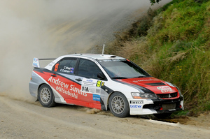 Shane van Gisbergen has quit the V8 Supercars, but has made an impression at the wheel of a rally car. Photo / Geoff Ridder