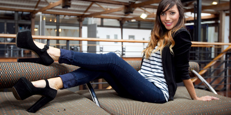 Regular high heel-wearer Gemma Copas says they give her confidence, height and a good posture. Photo / Natalie Slade