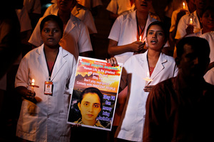 Colleagues of Jacintha Saldanha remember her life. Photo / AP
