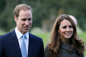 Prince William is expected to stay with his wife Catherine until at least the end of the week. Photo / AP