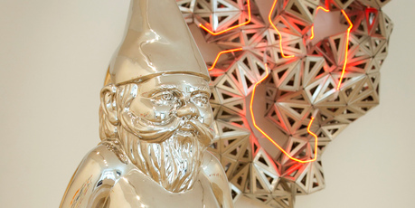 Gregor Kregar's Thinker 3, at Gow Langsford Gallery. Photo / Natalie Slade