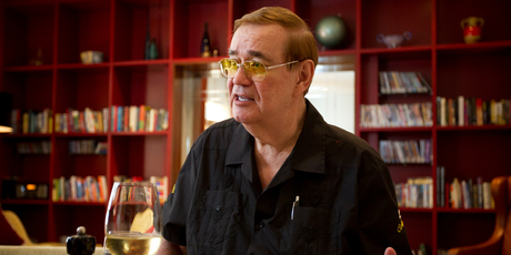 Bob Sheridan is a professional, a performer, a big voice with a big presence. Photo / Greg Bowker