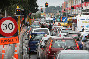Auckland City Council says there will be inadequate road capacity to meet demand after 2021. Photo / Greg Bowker