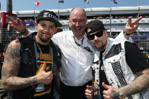 Tony Cochrane revitalised V8 Supercars by introducing entertainment such as Good Charlotte. Photo / EDGE Photographics