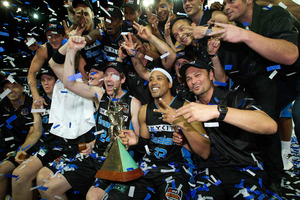 Despite dire predictions by some, the Breakers won the basketball league without Kirk Penney. Photo / Sarah Ivey