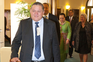 The Maori King Tuheitia Paki. Photo / Greg Bowker