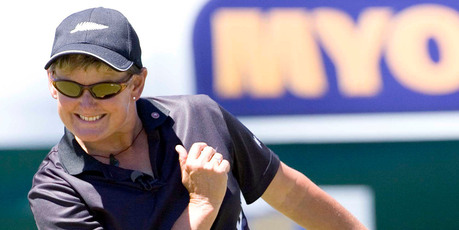 Val Smith had to settle for a singles bronze medal. Photo / NZPA