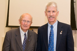 Hon. Rob Talbot (left) and Dr Robert Bindschadler.