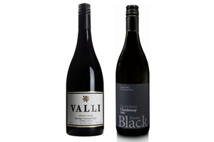 2010 Valli Bendigo Vineyard Pinot Noir and 2010 Black Estate Omihi Series Chardonnay.