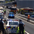 Emergency services at the scene of the crash. Photo / Greg Bowker