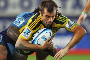 Conrad Smith's last minute try secured a dramatic victory for the Hurricanes. Photo / Getty Images