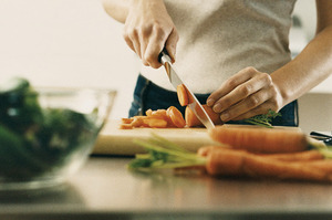 Knives can spread disease around the kitchen.Photo / Thinkstock