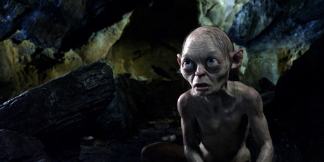 Gollum in a scene from The Hobbit. Photo/supplied