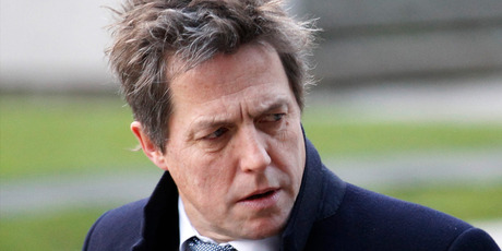 Hugh Grant has been blasted by comedian Jon Stewart. Photo/AP