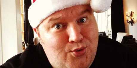 Kim Dotcom is Santa in MegaChristmas.