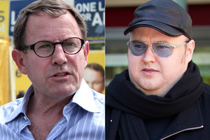 Act MP John Banks and Kim Dotcom. Photo / Jodi Rose/Supplied