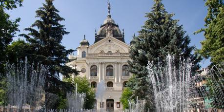 Looking over Kosice's Opera House. Photo / Supplied