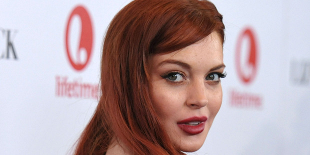Lindsay Lohan at the premiere of Liz & Dick in Berverly Hills. Photo/AP