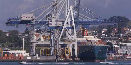 Illegally hiring contractors to work during an industrial dispute has cost the Ports of Auckland $40,000. Photo / NZ Herald