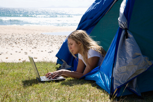 This summer there will be over 100 free wireless hotspots to connect to, at holiday destinations across the country. Photo / Thinkstock