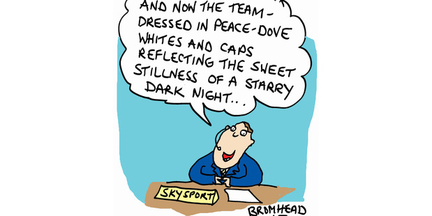 NZ cricketer and commentator John Morrison said commentators should be allowed to voice their passion and interest and scrutinise the game. Illustration / Peter Bromhead