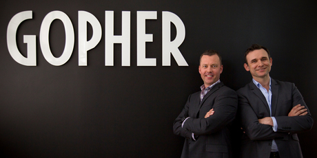 Gopher co-founders John Campbell and BJ Sveistrup are on the lookout for investors.Photo / Greg Bowker