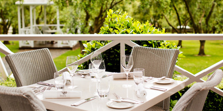 Bracu's shaded verandah lets you enjoy your meal while catching the summer breeze. Photo / Babiche Martens